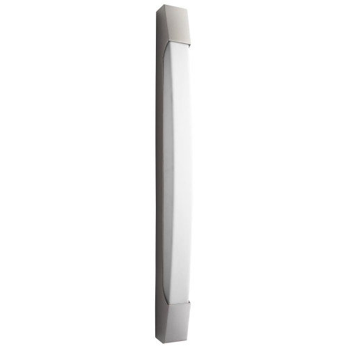 Oxygen Apollo Vanity, 2-Light, LED, Satin Nickel, Matte White Shade, 54"W (3-526-24 3ZNDG) 
