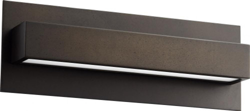 Oxygen Alcor Wall Sconce, 1-Light, LED, Oiled Bronze, Matte White Shade, 4.5"H (3-532-22 3ZNDX) 