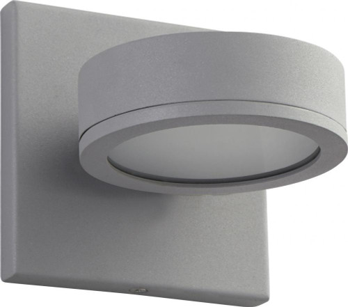 Oxygen Ceres Outdoor Wall Sconce, 1-Light, LED, Grey, Frosted Glass Shade, 4.75"H (3-726-16 3ZR9W) 