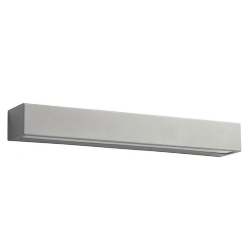 Oxygen Maia Outdoor Wall Sconce, 2-Light, LED, Grey, Polished White Polycarbonate Shade, 5"H (3-742-16 3ZRC9) 