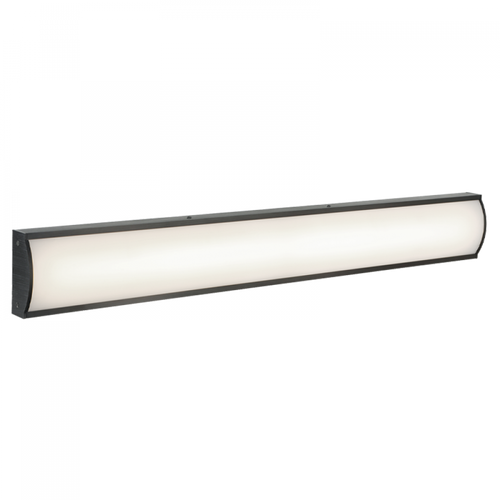 Semmie Bath Vanity Light, 1-Light, LED, Black, 33.5"W (S00934OB 305XQYZ)