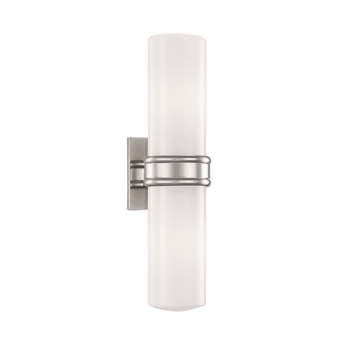 Mitzi by Hudson Valley Lighting Natalie Wall Sconce, 1-Light, Polished Nickel, 16.25"H (H328102-PN 608UAH4) 