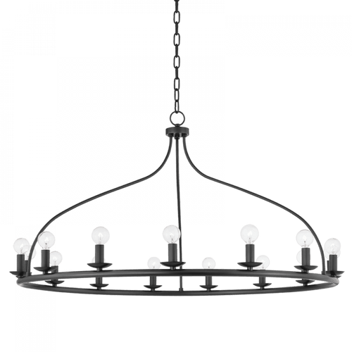 Mitzi by Hudson Valley Lighting Kendra Chandelier, 15-Light, Old Bronze, 42.25"W (H511815-OB 608UGE4) 