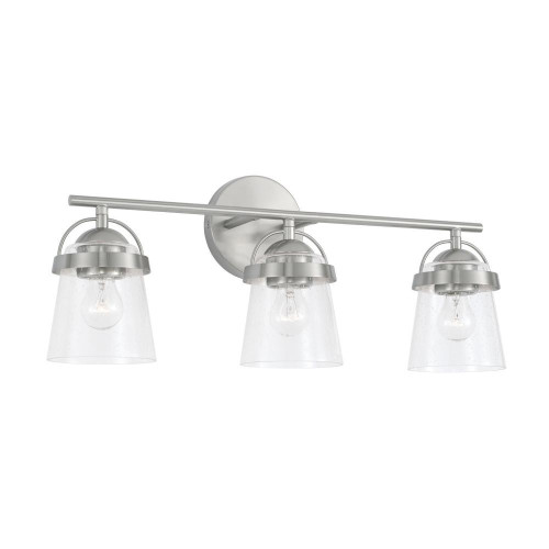 Capital Madison Vanity Light, Brushed Nickel, 23.25"W 