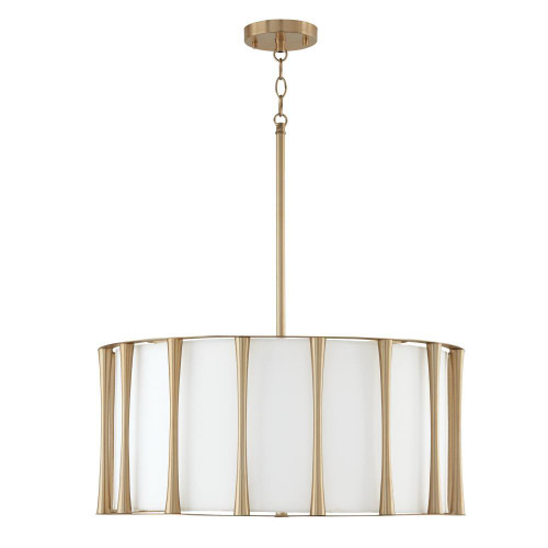 Capital Bodie Pendant, Matte Brass, 24.5"W 