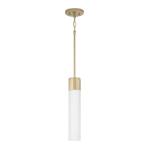 Capital Sutton Pendant, Soft Gold, 3.25"W 