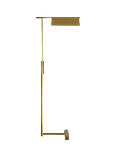 Visual Comfort & Co. Studio Collection Foles Floor Lamp, 1-Light, LED, Burnished Brass, 46"H (CT1231BBS1 706X0A9) 