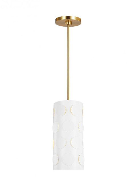 Dottie Pendant, 1-Light, Burnished Brass, 7.13"W (KSP1011BBS 706X1A6)