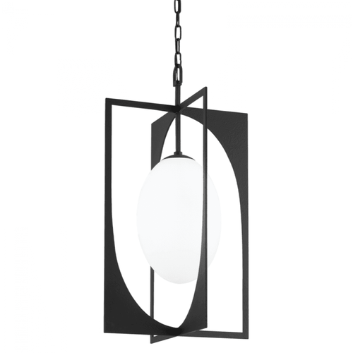 Troy Enzo Pendant Black Iron 