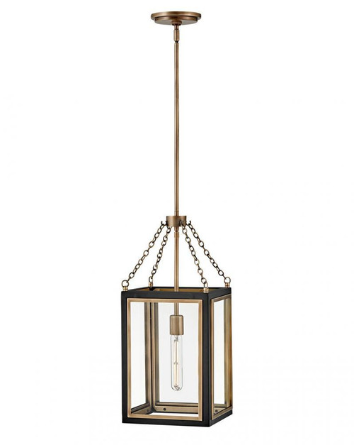 Hinkley Shaw Down Pendant, 1-Light, Black, 22.75"H (32987BK 9U68K) 