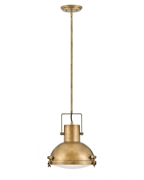 Hinkley Nautique Down Pendant, 1-Light, Brass, 14.5"H (49067HB-HB 9U76A) 