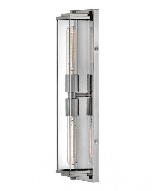 Hinkley Henri Bath Vanity Light, 2-Light, Nickel, 4.75"W (50902PN 9U76Z) 