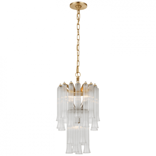 Visual Comfort & Co. Signature Collection Lorelei Petite Waterfall Chandelier, 4-Light, Gild, 12"W (JN 5250G-CG CX32T) 