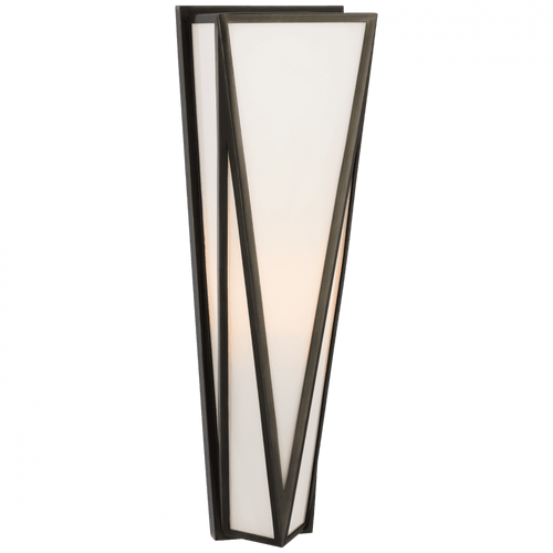 Visual Comfort & Co. Signature Collection Lorino Medium Wall Sconce, 1-Light, Bronze, 17.75"H (JN 2240BZ-WG CX237) 