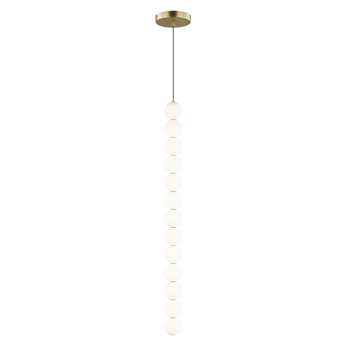 Visual Comfort & Co. Modern Collection Orbet Pendant, 13-Light, LED, Brass, 34.9"H (700TDOBT13NB-LED927 70PGAL6) 