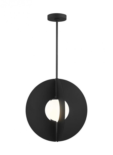 Visual Comfort & Co. Modern Collection Orbel Round Grande Pendant, 1-Light, Natural Brass, 22"W (700TDOBLRGNB 70PGAL3) 