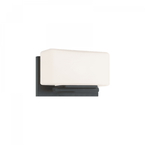 Matteo Lighting Chiclet Bath Vanity Light, 1-Light, Black, Matte Black, 7.40"W (S10801MB 305XTX0) 