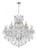 CWI Lighting Maria Theresa Chandelier, 25-Light, Chrome, 36"W (8318P36C-25 (Clear) 3063C90) 