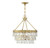 Savoy House Windham Pendant, 4-Light, Warm Brass, 22"H (7-8700-4-322 1QZM1) 