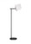 Visual Comfort & Co. Studio Collection Paerero Floor Lamp, 1-Light, LED, Aged Iron, White Shade, 56.75"H (ET1501AI1 706X48C) 