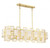 Savoy House Portia Linear Chandelier, 6-Light, True Gold, 12"W (1-2032-6-260 ALRP4) 