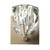 Hubbardton Forge Gatsby Bathroom Wall Sconce, 1-Light, Sterling, 5"W (201320-SKT-85-CR 5NQUTA) 