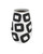 Currey and Company Pagliacci Large Black & White Vase 