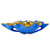 Currey and Company Wrapped Lotus Leaf Blue Bowl 