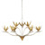 Currey and Company Paradiso Silver & Gold Chandelier 