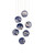 Currey and Company Palatino 7-Light Round Multi-Drop Pendant 