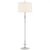 Visual Comfort & Co. Signature Collection Lotus Floor Lamp, 1-Light, Plaster White, Linen Shade, 68.5"H (BBL 1002WHT-L D06P9) 