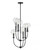 Hinkley Alchemy Medium Multi Tier Chandelier Black 6 Light 