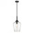 Savoy House Carlton Pendant, 1-Light, Matte Black, Glass Shade, 20"H (7-3390-1-89 ALUN1) 