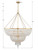Crystorama Rylee Chandelier - Antique Gold 63.5"H 