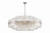 Crystorama Hayes Chandelier - Polished Nickel, Faceted Crystal 21"H 