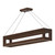 Kuzco Lighting Inc Morina 42-in Walnut LED Linear Pendant 