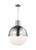 Visual Comfort & Co. Studio Collection Hanks Pendant, 1-Light, Brushed Nickel, 16"Dia (6677101-962 70702ZK) 