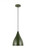 Visual Comfort & Co. Studio Collection Oden Small Pendant, 1-Light, Olive, 9"W (6545301-145 70705VK) 