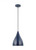 Visual Comfort & Co. Studio Collection Oden Small Pendant, 1-Light, LED, Navy, 9"W (6545301EN3-127 70705VP) 