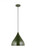Visual Comfort & Co. Studio Collection Oden Medium Pendant, 1-Light, Olive, 14"W (6645301-145 70705VW) 
