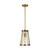 Visual Comfort & Co. Studio Collection Harrow Mini Pendant, 1-Light, Burnished Brass, Clear Shade, 8"Dia (P1287BBS 706X57Z) 