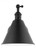 Visual Comfort & Co. Studio Collection Salem Single Arm Wall Sconce, 1-Light, LED, Midnight Black, 13.38"H (4198101EN3-112 70705X9) 