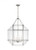 Visual Comfort & Co. Studio Collection Morrison Pendant, 4-Light, LED, Brushed Nickel, Clear Shade, 23.25"W (5279404EN-962 70704W8) 