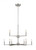 Visual Comfort & Co. Studio Collection Fullton Chandelier, 9-Light, LED, Brushed Nickel, 30"W (3164209EN-962 707020P) 
