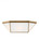 Visual Comfort & Co. Studio Collection Morrison Flush Mount, 4-Light, Satin Brass, 20"W (7679454-848 70704WW) 