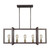 Visual Comfort & Co. Studio Collection Finnegan Linear Chandelier, 5-Light, New World Bronze, 40"L (F3147/5NWB 706X56M) 