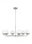 Visual Comfort & Co. Studio Collection Alvin Chandelier, 6-Light, Brushed Nickel, 38.25"W (3168106-962 706X676) 