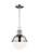 Visual Comfort & Co. Studio Collection Hanks Pendant, 1-Light, Brushed Nickel, 8.13"Dia (6177101-962 70702Z6) 