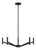Visual Comfort & Co. Studio Collection Vector Chandelier, 5-Light, LED, Midnight Black, 28"W (3124305EN-112 70706WV) 