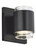 Visual Comfort & Co. Modern Collection Voto Round Wall Sconce, 1-Light, LED, Black, 5"H (700WSVOTRCB-LED930 70PDFVN) 